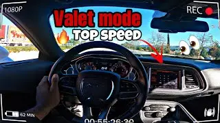 Режим Valet в моём SRT Hellcat! Работает? 👀 Пытаюсь разогнаться до максимальной скорости⚡️