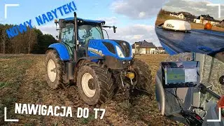 Nawigacja wreszcie w ciągniku | New Holland T7.210 | Trimble [vlog#162]