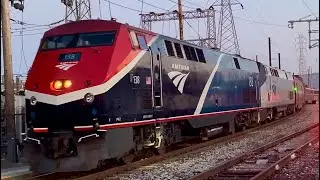 Railfanning Amtrak P42 Genesis Locomotives on the Coast Starlight