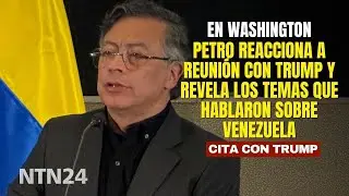 Petro reacciona a reunión con Trump y revela los temas que hablaron sobre Venezuela y las sanciones