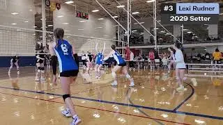 Lexi Rudner Club Volleyball Highlights &bull; 2029 Setter &bull; Rise 15-1 vs 913 Athletics 15-1 &bull; 12.27.25