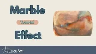 MARBLE EFFECT WITH POLYMER CLAY