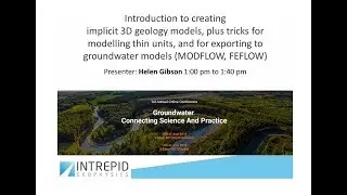 Groundwater resource management: Intro to creating implicit 3D geology models for mesh export