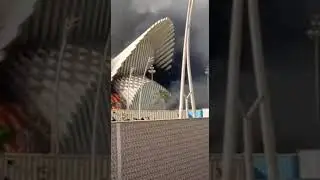BTK main gate burnt by protesters on 6-June-2021