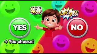 YES vs NO Song for Kids ✅❌ | Good Choices Nursery Rhyme