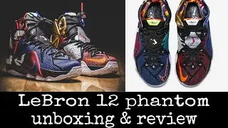 Unboxing Nike LeBron 12 Phantom High Quality Premium Sneakers Review 2022 (First copy)