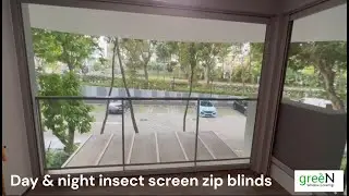 Day & night insect screen zip blinds 1 0