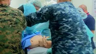 Naval Hospital holds combat wounded simulation