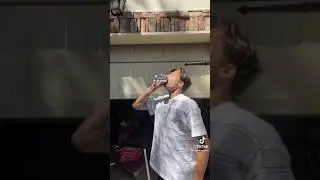 Drinking Sparkling Water And Not Burping #shorts