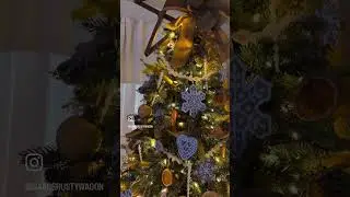 Christmas Tree 2025 - Country Cottage Primitive Farmhouse Mustard Yellow & Gingerbread Decorations