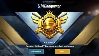 Season 14 Conqueror Tpp Duo /Top-218 rank #PUBG