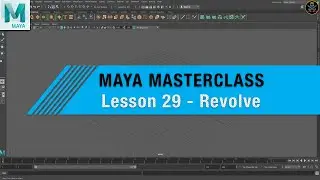 MAYA MASTERCLASS 29 - NURBS REVOLVE -  Create a wine glass in seconds!! ( Beginner tutorial)