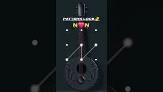 N💔N Pattern Lock Screen ❤️&zwj;🩹💫❤️&zwj;🩹 | #youtube #shorts #video