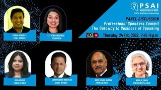 PANEL DISCUSSION - Professional Speakers Summit, The Gateway to Business of Speaking