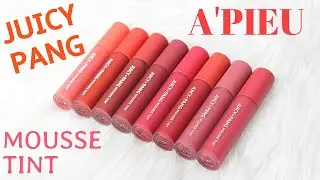 BIYW Review Chapter: #172 A'PIEU JUICY PANG MOUSSE TINT SWATCH & REVIEW