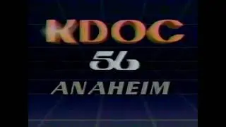 KDOC Channel 56 (1988): Anaheim Station Identification