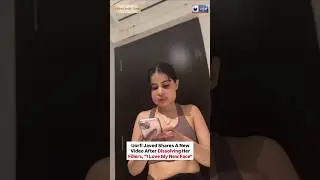 Uorfi Javed shares a funny video after getting her lip fillers dissolved #shorts #urfijaved #urfi