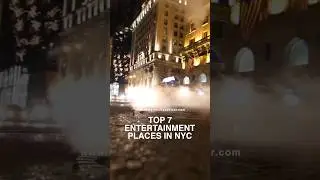 Top 7 Entertainment Places in NYC 🎭🎶  | Things to Do in New York City 🗽