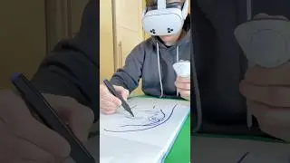 Sketchar on Meta Quest #sketchvr #metaquest #ardrawing #art #artist #ar #drawingApp