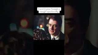 Carrie Bradshaw&rsquo;s Iconic Enough Is Enough Speech To Mr. Big - Sex And The City #kbye #relationships