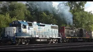 Howard Rd  in 4k video 2025 08 24 CN / VIA / AMTRAK / GO