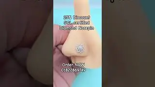#DiamondNosepin#CertifiedDiamond#OriginalDiamond#DiamondZone#CertificateSoho#LuxuryJewellery