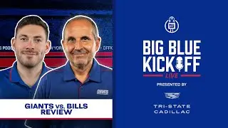 Giants vs. Bills Review | Big Blue Kickoff Live | New York Giants