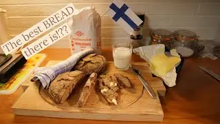 Baking traditional Finnish RYE BREAD (dark&sour) at home