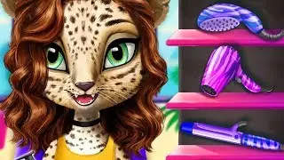 Fun Animal Hair Salon, Color, Cut, Style Cute Pet Hair Care Makeover Kids & Girls Games