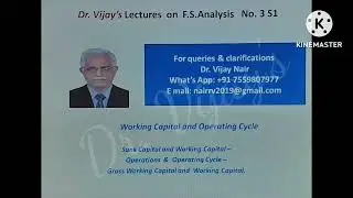 Financial Statement Analysis L2 - Working Capital and Operating Cycle