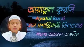 আয়াতুল কুরসি। Ayatul kursi. Recited by saleh ahmed takrim