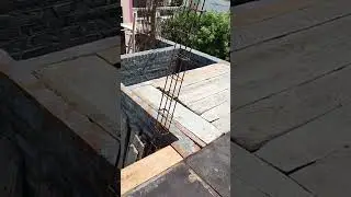 Lintel Loft Sunside Slab Shuttering Work for Home @VaradhanConstruction