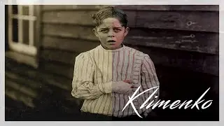 Color Process #5 - Young Mill Worker (Colorization timelapse)