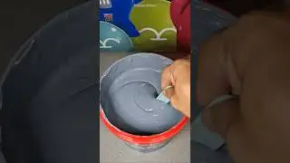 Satisfying Paint Mixing | Making Cement Gray Color #paint #colors #machine #satisfyingvideo