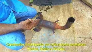 Catalizador do seu Carro  Part 01 Como Retirar e Limpar e Recuperar