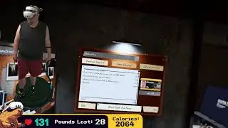 Phasmophobia - SOLO VR Ghost hunting on a treadmill - Backseating - Weight Loss Challenge