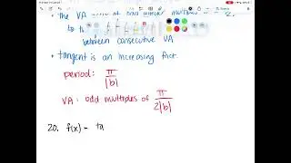 AP Precalculus 4.5 Graphs of Tangent, Cotangent, Secant, and Cosecant