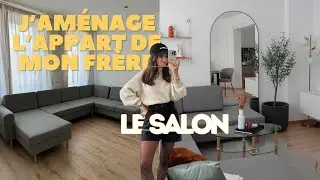 J’aménage l’appart de mon frère : le salon