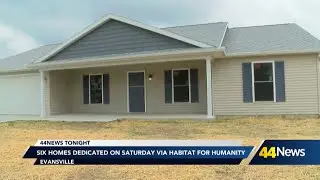 Habitat for Humanity dedicates homes in Warrick County