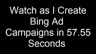 Create Bing Ad Campaigns in 57 55 Seconds With Sling PPC