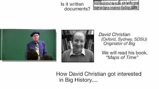 Big History Class 2 Walter Alvarez - Past, Present and Future
