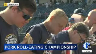 6abc Coverage: Trenton Thunder Case's Pork Roll Eating Championship