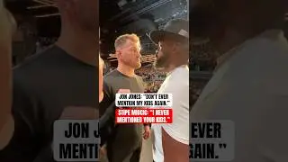 Jones & Miocic face off 🍿 (via DanaWhite/X)