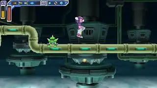 Megaman Maverick Hunter X - PSP in HD: Part 9 Flame Mammoth
