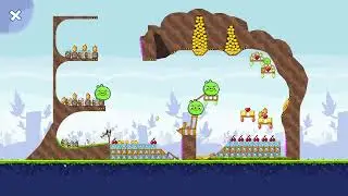 Angry Birds Friends Level 8 Tournament 1580 three stars NO POWER-UP walkthrough 2025-07-19