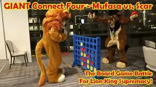 Mufasa vs. Scar: Connect Four Lion King Fursuit Battle