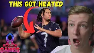 British Guy Reaction To Precision Passing: Pro Bowl Skills Showdown | NFL