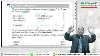 ACCA F2/MA-CH-8 COST CLASSIFICATION (LEC 9 A)