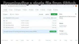 Downloading File From Github Web