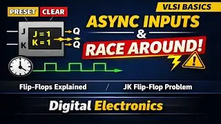 Asynchronous Inputs of Flip-Flop & Race Around Condition | Digital Electronics | VLSI Basics